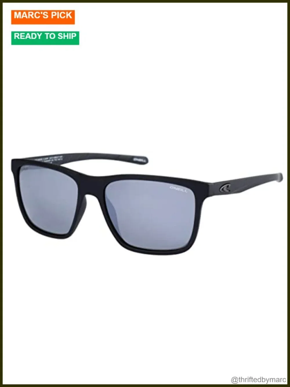 Men's Square Polarized Sunglasses UV400 Protection Lightweight Polycarbonate